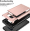 iMoshion Hoesje Geschikt voor Samsung Galaxy S10e Hoesje - Ruimte voor 2 pasjes - iMoshion Backcover met pasjeshouder - Rosé Goud
