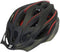 Cycle Tech Fuse Fietshelm Unisex Matzwart/rood Maat M