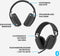 Logitech Zone Vibe 100 - Draadloze Over-Ear Headset - Ruisonderdrukking - Grafiet