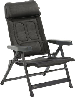 Travellife Lucca - Loungestoel - 3D air mesh bekleding - Compact opvouwbaar - Grijs