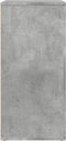 vidaXL - Dressoir - 79x38x80 - cm - bewerkt - hout - betongrijs