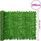 vidaXL - Balkonscherm - met - groene - bladeren - 200x150 - cm