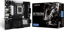 Biostar B760MX2-E Pro D4 - Micro-ATX Moederbord - Intel B760 Chipset - 4x DDR4 - 2.5Gbps Ethernet