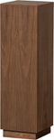 WOOOD Enid - Plantenstandaard - Robuuste zuil - Walnoot/Bruin - 80x24x24 cm