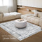 tectake® Dalia - Vintage design tapijt - Laagpolig - Wasbaar - 200x274cm - grijs