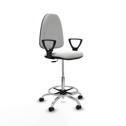 Piqueras y Crespo BFN05RP - Bureaustoel - Hoogteverstelbaar - Wit