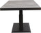 Loungetafel verstelbaar Prato Negro 140x85cm
