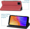 iMoshion Hoesje Geschikt voor Huawei Y5p Hoesje Met Pasjeshouder - iMoshion Slim Folio Bookcase - Rood