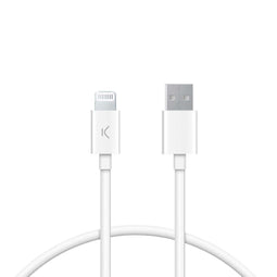 USB-kabel KSIX Wit 1 m