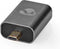 Nedis CVTB34907GY - HDMI micro naar HDMI adapter - High-speed met ethernet - Grijs