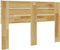 vidaXL - Hoofdbord - 120 cm - massief eikenhout - bruin