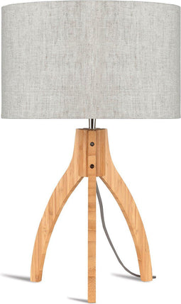 GOOD&MOJO Tafellamp Annapurna - Naturel/Bamboe - Ø36cm - Scandinavisch,Bohemian