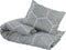 vidaXL - Dekbedovertrekset - 260x240 - cm - katoen - grijs