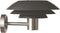 Dyberg Larsen DL31 - Wandlamp Outdoor - Aluminium 60W IP44 - Matzwart/Zilver