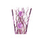 Boeket DKD Home Decor Roze Lila Wit Gedroogde bloem (30 x 30 x 100 cm) (2 Stuks)