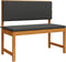 vidaXL - Tuinbank - met - Kussens - 100x50x91 - cm - van - Massief - Acaciahout