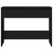 vidaXL - Zwarte - Eiken - Console - Tafel - - - 100x35x76.5 - cm - - - Engineered - Wood
