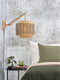 GOOD&MOJO Wandlamp Bhutan - Bamboe/Zwart - 55x44x45cm - Binnen Scandinavisch,Bohemian