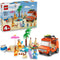 LEGO® Bluey - Bouwset Bluey's Autorit naar het Strand - Inclusief minifiguren en accessoires