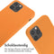 imoshion Hoesje Geschikt voor iPhone 12 Pro / 12 Hoesje Met Koord - imoshion Siliconen hoesje met koord - Oranje