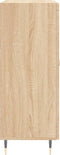 vidaXL - Dressoir - 69,5x34x90 - cm - bewerkt - hout - sonoma - eikenkleurig
