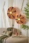 GOOD&MOJO Wandlamp Iguazu - Jute/Zwart - Ø55cm - Binnen