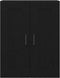 vidaXL - Highboard - Zwart - Eiken - 69,5x34x90 - cm - Gefabriceerd - Hout