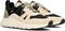 POSH by Poelman CAROCEL - Dames sneaker - Vetersluiting - Zwart met beige