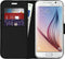 Accezz Galaxy S6 - Wallet Softcase Booktype - 3 pashouders - Zwart