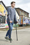 VITILITY Elleboogkrukken - zwart - Verstelbaar - Aluminium