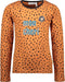 Bampidano - Meisjes T-shirt - Maat 110/116 - mocha aop