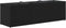 vidaXL - Plantenbak - met - 3 - potten - 105x30x32 - cm - poly - rattan - zwart