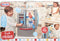 Little Tikes - Mijn Eerste Koelkast - Werkend licht en ijsdispenser - Grijs