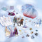 Totum Disney Frozen - Knutselkoffertje - Diamond Painting 9 figuren - Glitter