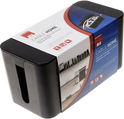 Max Hauri 126728 Kabelbox Zwart (l x b x h) 235 x 115 x 120 mm 1 stuk(s)
