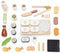 Woet® Houten Sushi Speelset - 30-delig Japans Rollenspel Speelgoed - Inclusief Stokjes, Sojasaus en Serveerplank - FSC Speelgoedeten - Educatief Keuke