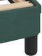 vidaXL - Bedframe - zonder - matras - 180x200 - cm - fluweel - donkergroen