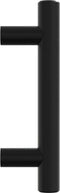 vidaXL - Handvatten - 10 - st - 64 - mm - roestvrij - staal - zwart