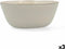 Saladekom Bidasoa Ikonic Keramisch Wit (20 x 19,5 x 8,5 cm) (Pack 3x)