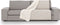 Bankhoes Eysa SILVER Lichtbruin 130 x 180 cm
