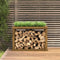 vidaXL - Houtblokhouder - 108x52x74 - cm - massief - grenenhout - honingbruin