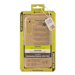 Muvit for Change - Telefoonhoes Samsung Galaxy A54 5G - Bescherming tegen krassen - Flexibel