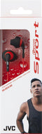 JVC HA-EN10-BR-E - In Ear hoofdtelefoon - Sport - Zwart/Rood