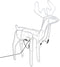 vidaXL - Kerstfiguur - rendier - met - bewegende - kop - koudwit - 76x42x87 - cm