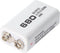 650mAh 8,4 volt batterij 9V blok, 6LR61, 6F22, 650mAh Li-Polymeer batterij ReadyToUse