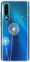 Hoesje Geschikt voor Huawei P30 Hoesje Siliconen - Design Backcover siliconen - Meerkleurig / Paardenbloem