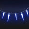 vidaXL - Kerstverlichting - ijspegel - met - 100 - LED's - acryl - blauw