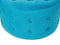 TAMPA - Poef - Blauw - 55 cm - Fluweel