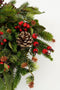 House of Seasons Austin - Kerstkrans - Ø40 cm - Groen