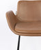 Zuiver Brit Counter Barkruk - Bruin - Leer - Set van 2